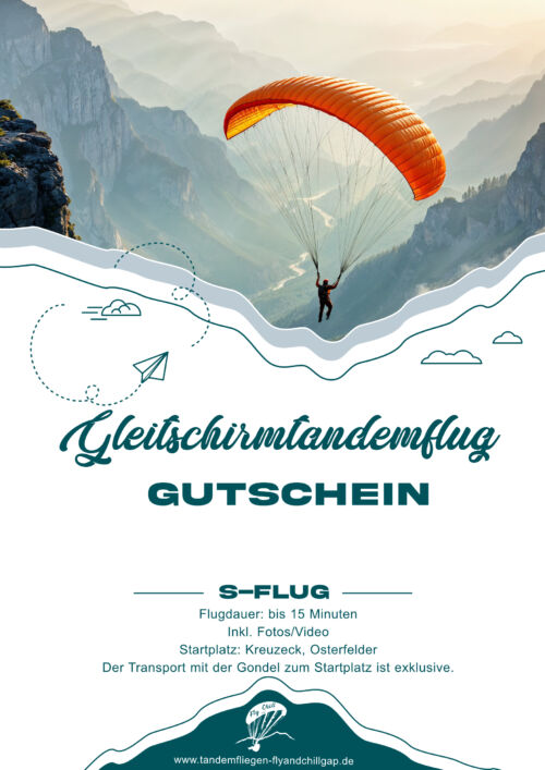 flyandchill gap Gutschein S-Flug komplett